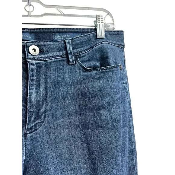 J.Jill Authentic Fit Slim Ankle Jeans Blue 12 Tall - Picture 3 of 8